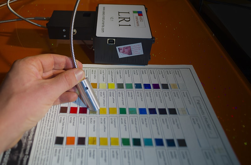 How to Identify Pigments with Reflectance Spectroscopy Cultural