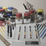 Pigments checker is used to test new equipment.
