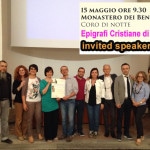 epigrafia cristiana in Siracusa conferenza 15 05 2015