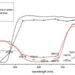 Multispectral imaging system using 12 interference filters for mapping pigments