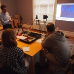 Multispectral Imaging Training. Neighborhood Preservation Center, New York City.