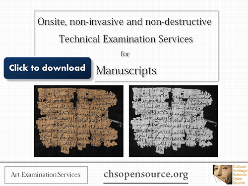 Technical examination services for manuscripts