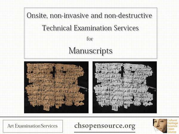 Technical examination services for manuscripts