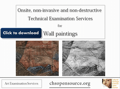 Technical examination services for wall paintings