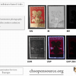 stamps, prints, drawings, manuscripts Technical examination