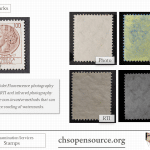 stamps, prints, drawings, manuscripts Technical examination