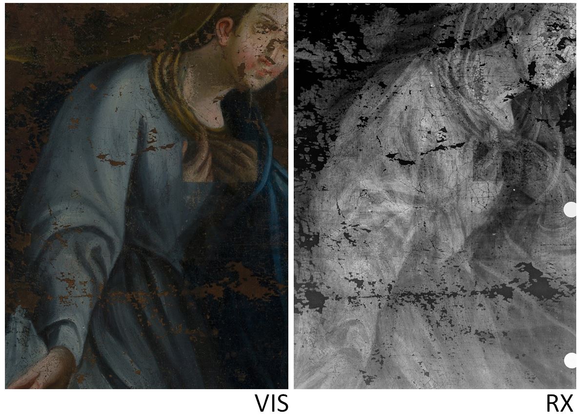 Techniques to reveal hidden paintings: X-Radiography, infrared photography and infrared reflectography