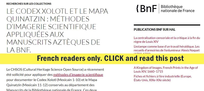 LE CODEX XOLOTL ET LE MAPA QUINATZIN MÉTHODES D’IMAGERIE SCIENTIFIQUE APPLIQUÉES AUX MANUSCRITS AZTÈQUES DE LA BNF 012jpg