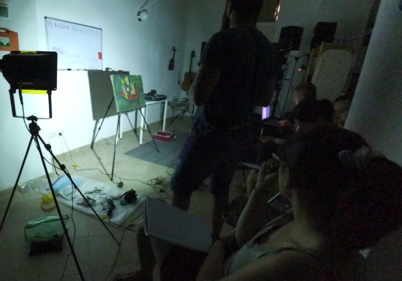 Low-cost Methods for art examination Summer Training 2016