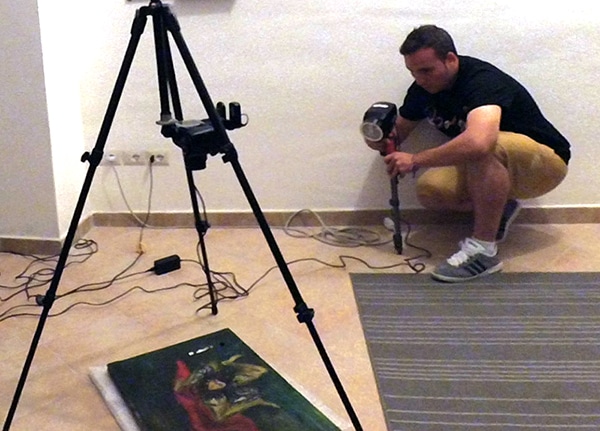 Low-cost Methods for art examination Summer Training 2016