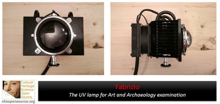 fabrizio UV lamp for art examination