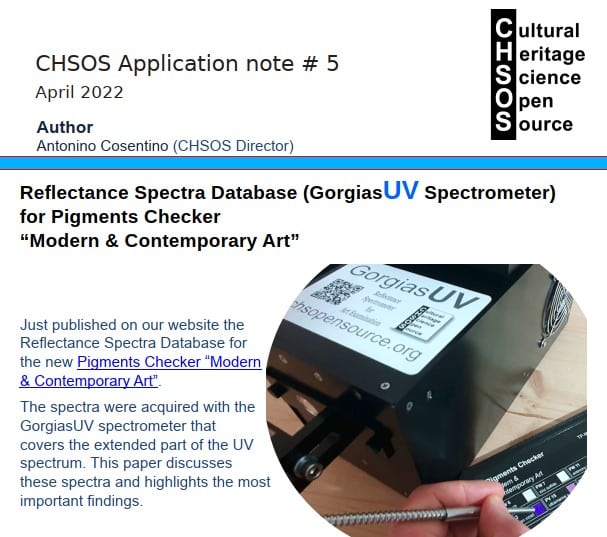gorgiasUV-reflectance spectroscopy system