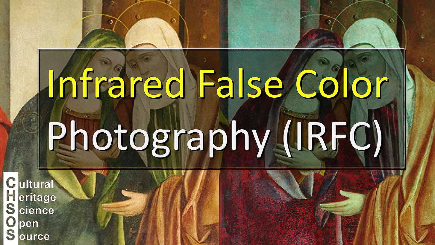 infrared false color for art examination
