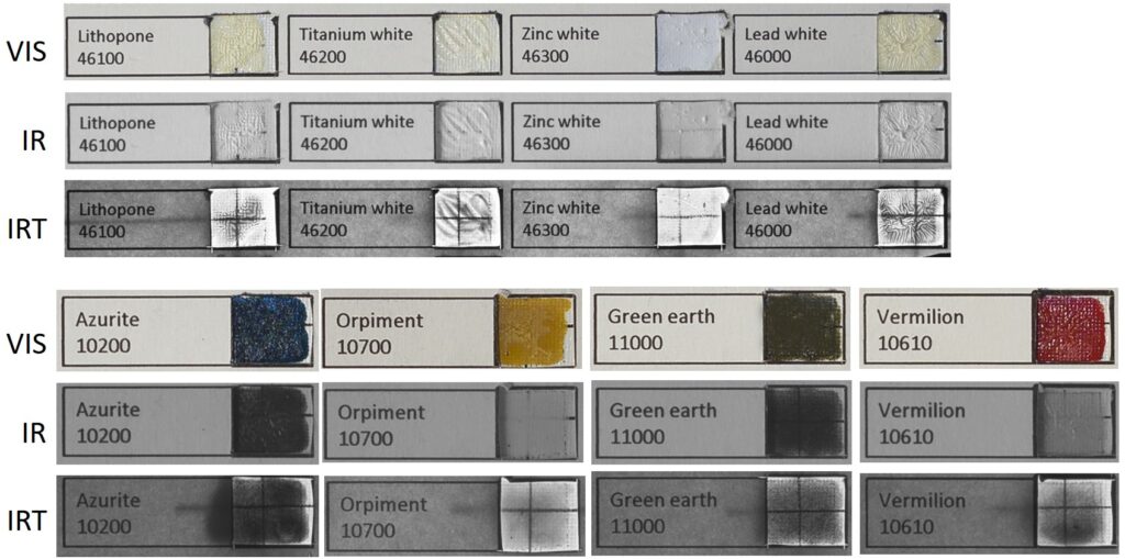 infrared transmitted photography whites