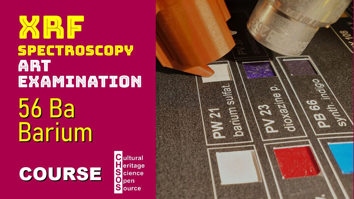 XRF Spectroscopy for Art Examination - BARIUM