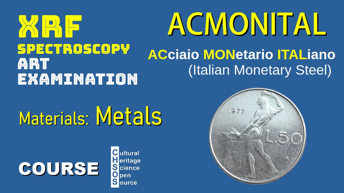 XRF Spectroscopy for Art Examination - Metals - Acmonital