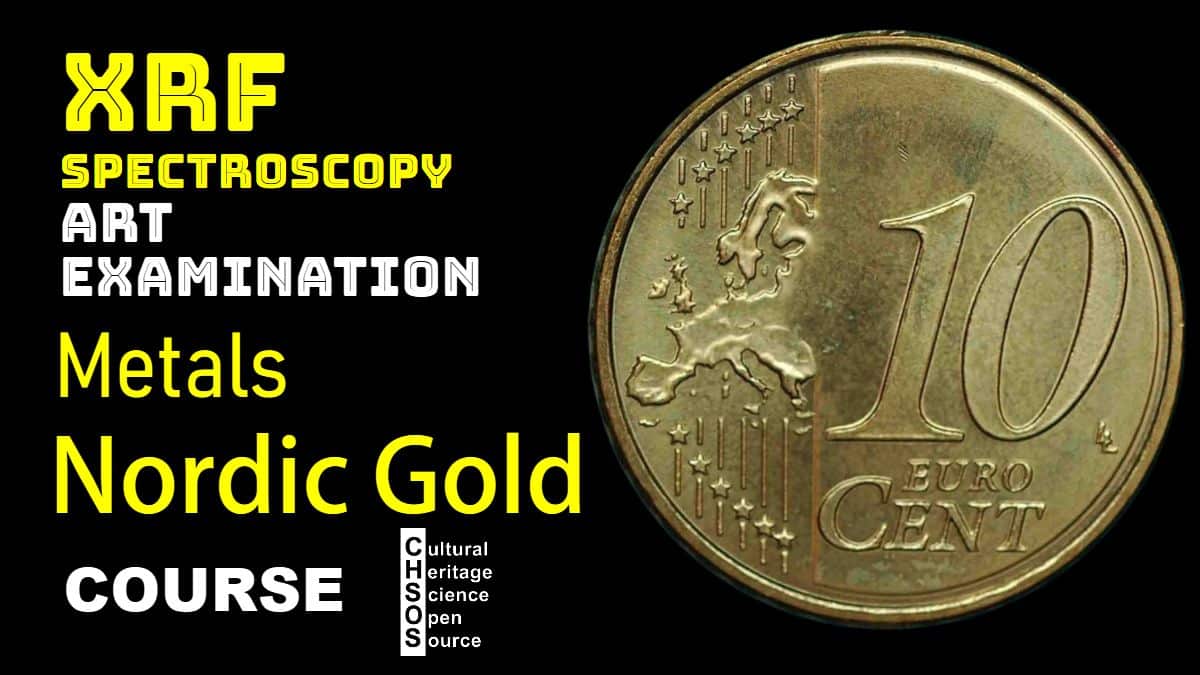 XRF Spectroscopy for Art Examination - Metals - nordic gold