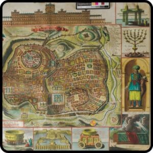 18th-century Map of Jerusalem