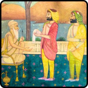 19th-century Sikh school miniature painting
