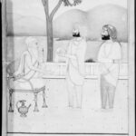19th-century Sikh school miniature painting ir
