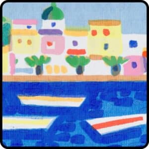 20th-century serigraph print