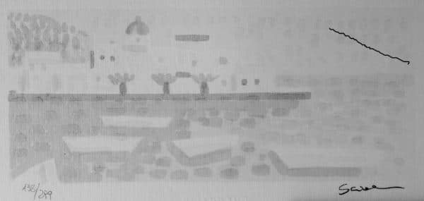 20th-century serigraph print - ir