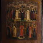 19th-century icon “Feast of the Pokrov (Protection) of the Veil of the Mother of God” RAK
