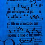 16th-century Antiphonary parchment sheet Technical Photography UVF