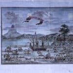 uvf - 17th-century print of the island of Seram in the Moluccas