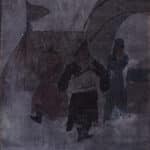 Early 20th century Chinese painting on silk UVF