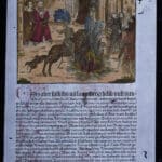 16th-century woodcut leaf from the Romische Historie UVF