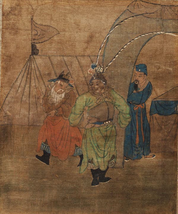 Early 20th century Chinese painting on silk