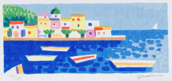 20th-century serigraph print - vis