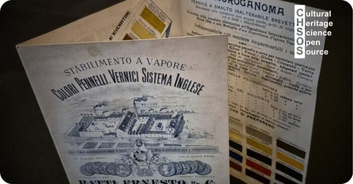 19th-century Color Chart Ratti Ernesto & C - Turin -Italy