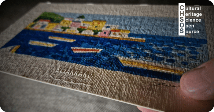 20th-century Serigraph Print Scientific Art Examination