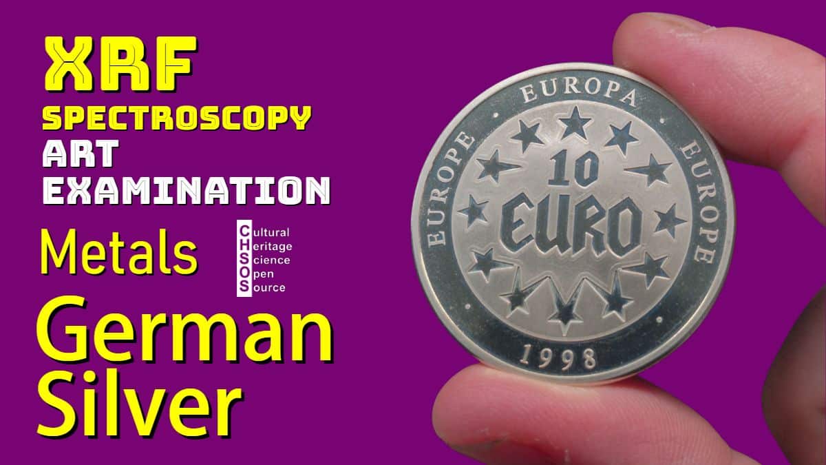 XRF Spectroscopy for Art Examination - German silver