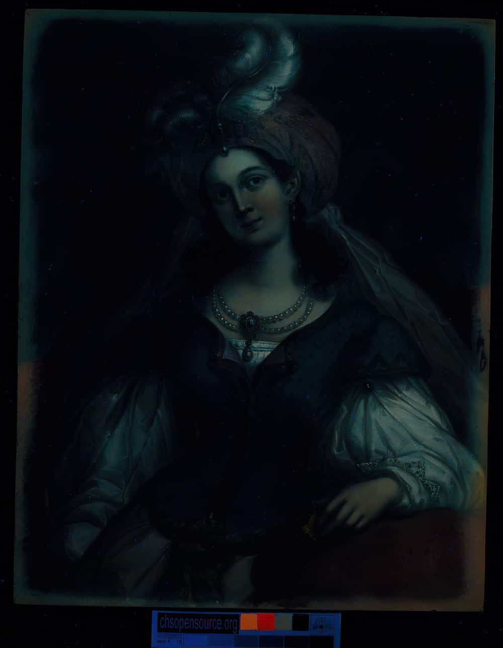 19th-century portrait in Orientalist style UVF