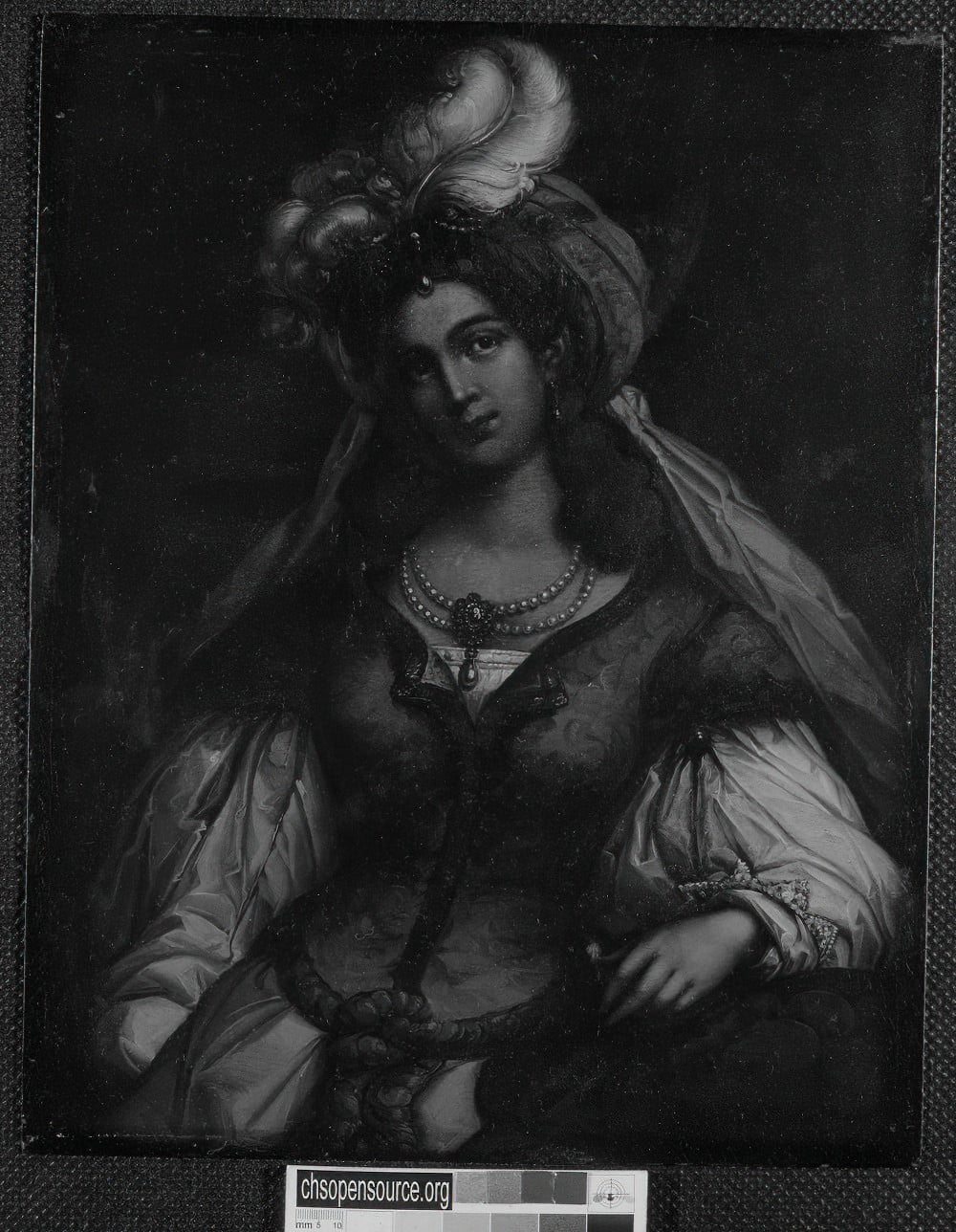 19th-century portrait in Orientalist style UVR