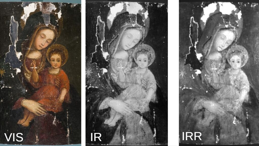 Madonna and Child Scientific Technical Photography