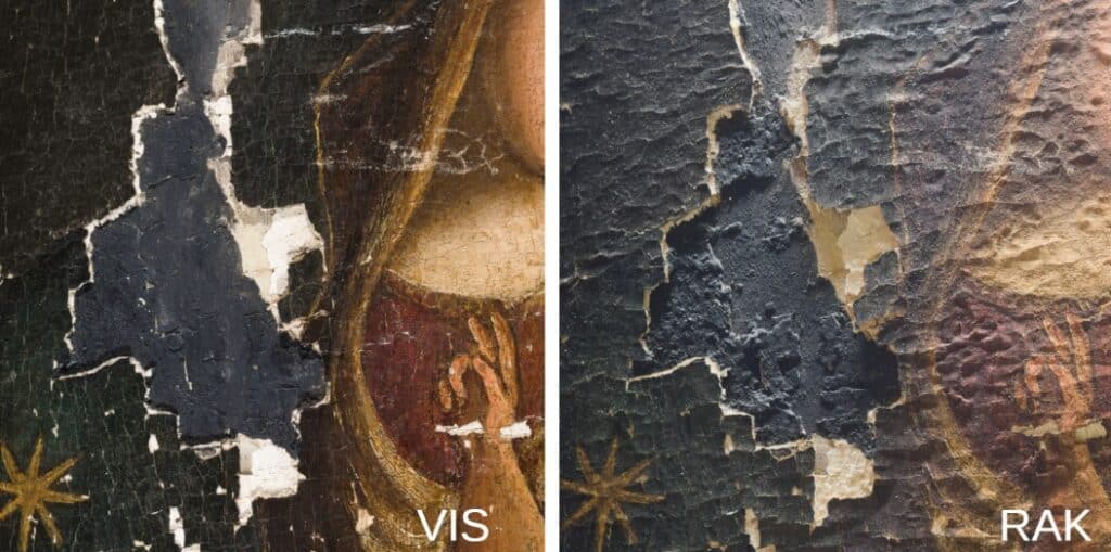 Madonna and Child Scientific Technical Photography
