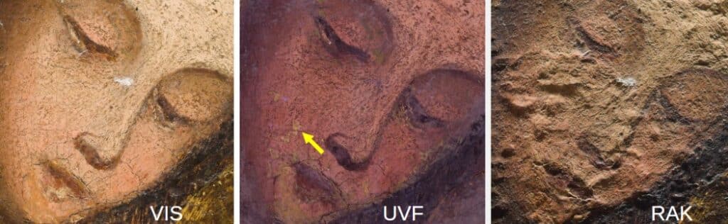 Madonna and Child Scientific Technical Photography