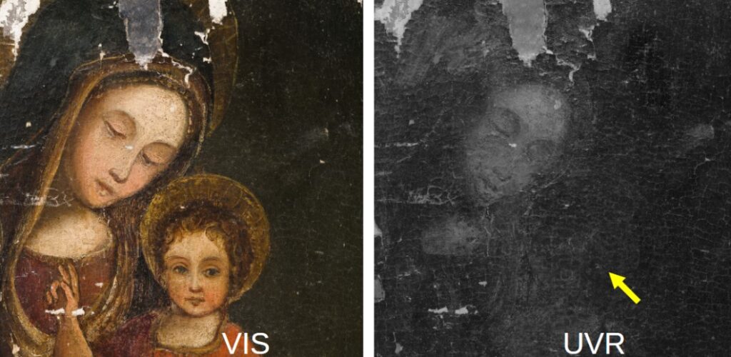 Madonna and Child Scientific Technical Photography