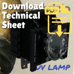 Fabrizio UV lamp for ultraviolet fluorescence photography