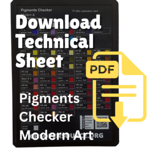 Pigments Checker Modern Art - Technical Sheet