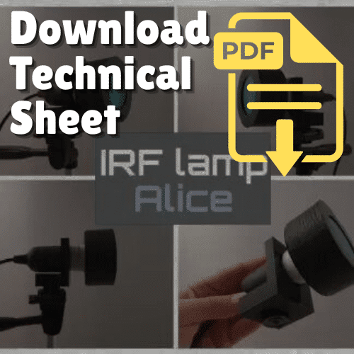 alice IRF lamp technical sheet