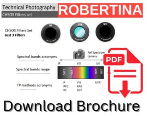 Technical Photography for Scientific Art Examination Robertina Filters set