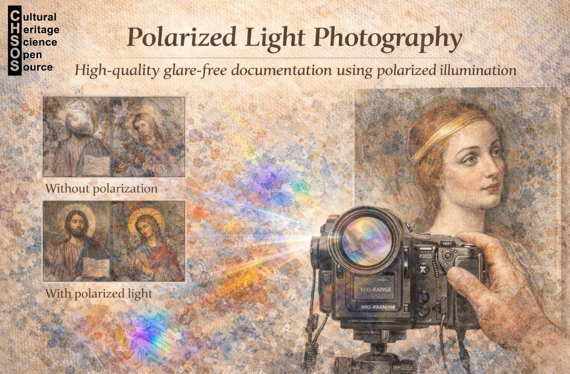 Polarized Light Photography for art examination