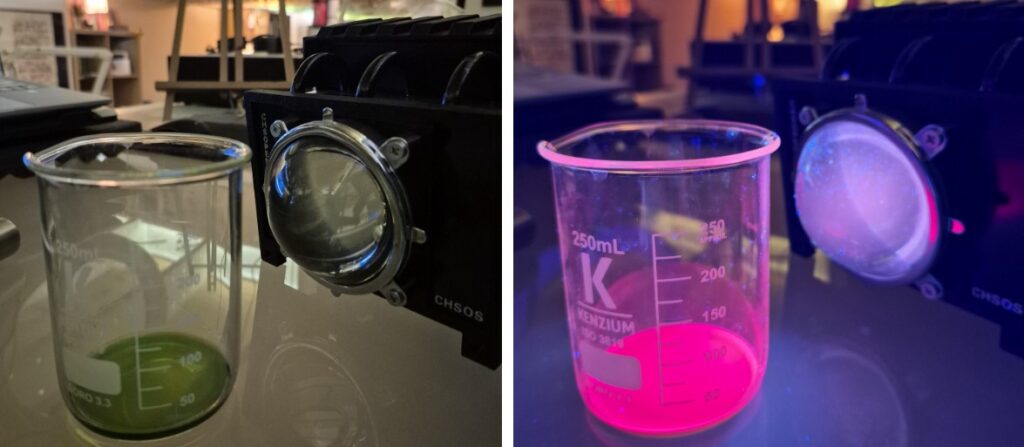 Chlorophyll extracted with ethanol