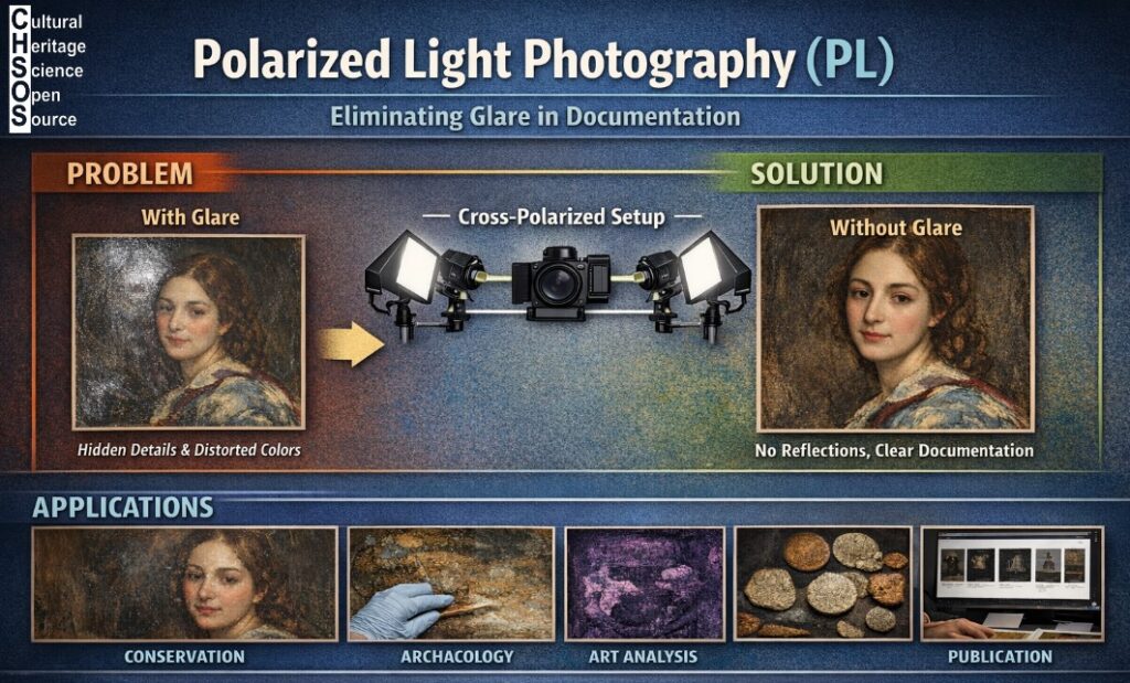 Polarized Light Photography (PL) for scientific art examination