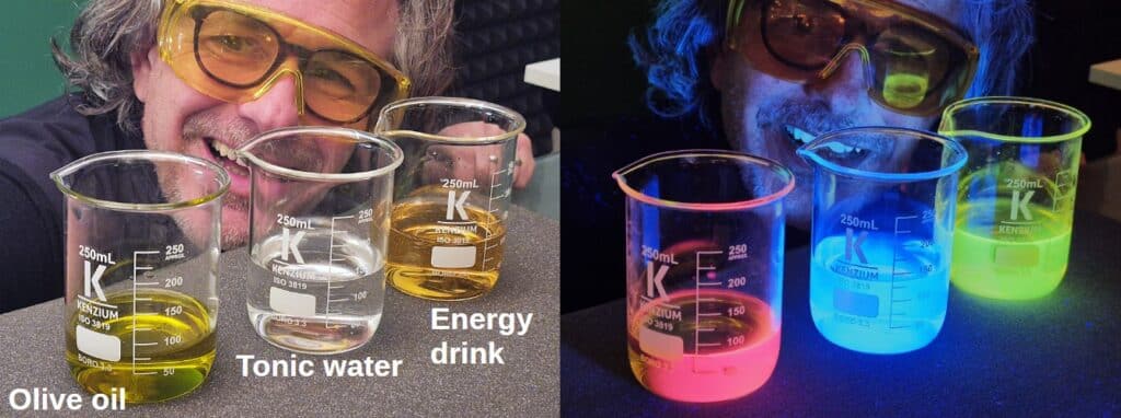 Fabrizio UV Lamp versus Drinks